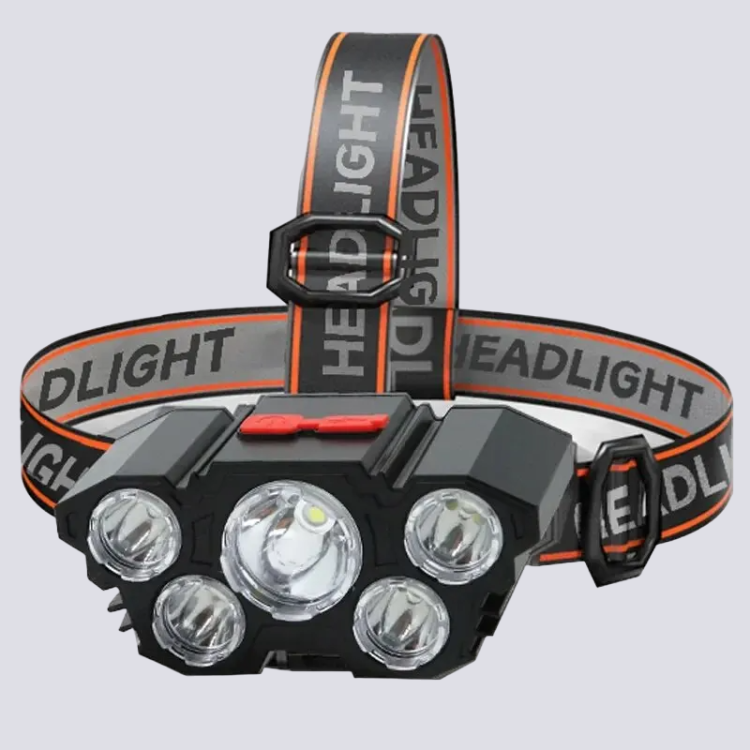 Lampe frontale noire Plutus-Quinn